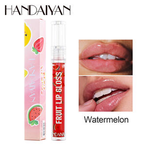 HANDAIYAN Fruit Lip Oil Gloss Venta al por mayor a granel 6 colores Otros productos de maquillaje <span class=keywords><strong>New</strong></span> Hidden Lip Line Hidratante <span class=keywords><strong>Essence</strong></span> <span class=keywords><strong>Lipgloss</strong></span> - Product Image 6