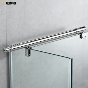 <span class=keywords><strong>Barre</strong></span> <span class=keywords><strong>de</strong></span> support <span class=keywords><strong>de</strong></span> <span class=keywords><strong>douche</strong></span> robuste en acier inoxydable à angle réglable pour plafond en pente porte en verre anti-dérapant utilisation dans la salle <span class=keywords><strong>de</strong></span> bain - Product Image 3