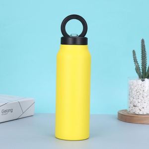 Bouteille d'eau sport magnétique 24oz avec support de téléphone, gobelet isotherme magnétique personnalisé en acier inoxydable pour la gym et les voyages - Product Image 4