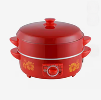 Wok électrique populaire 1500W, Wok et poêle électrique domestique