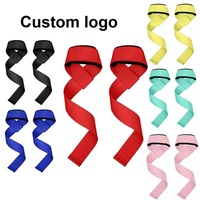 Qidian Logo personnalisé adulte Gym poignet bande Figure 8 sangles de levage confortable musculation formation 100% importation Latex CE