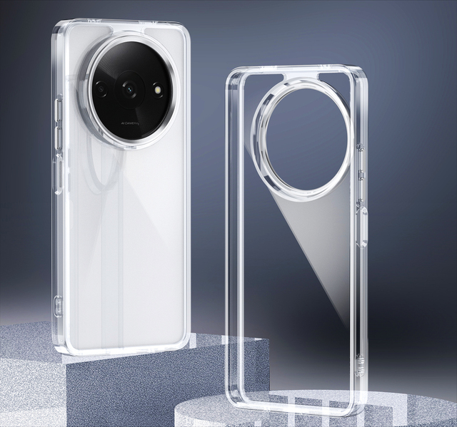 New Model Transparent case for Redmi A3 Back Cover clear Acrylic Mobile Phone Cases for Redmi A3