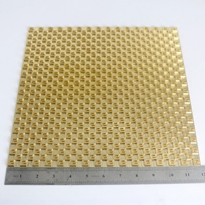 Timbres en cuir PU gaufré, bronzés au cuivre, personnalisés, 30x30cm - Product Image 4