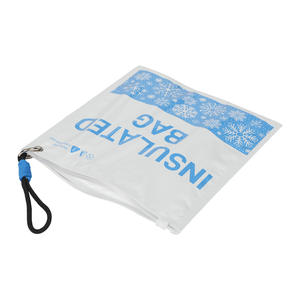 Bolsa de aislamiento reutilizable con cremallera y bucles para mangas de hielo, bolsas enfriadoras de paquete de gel - Product Image 1