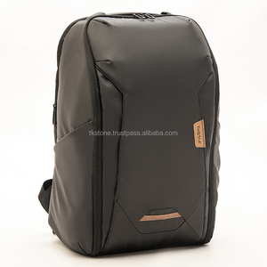 Sac à dos unisexe en cuir imperméable pour hommes Qualité décontractée Style classique Confortable Système de transport à glissière Voyage - Product Image 2