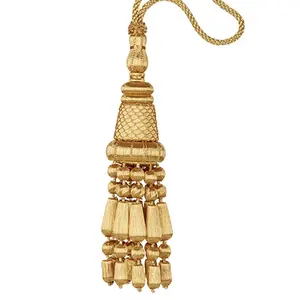 gold bullion tassel for churches Gold borlas con bolitas DECORATION BULLION TASSEL