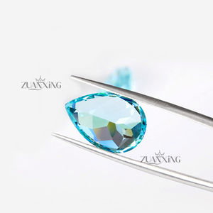 Hot bán 2025 lê hình dạng Paraiba <span class=keywords><strong>Tourmaline</strong></span> Stones phòng thí nghiệm tạo ra Paraiba tổng hợp <span class=keywords><strong>Tourmaline</strong></span> màu xanh màu xanh lá cây màu sắc phòng thí nghiệm phát triển đá quý - Product Image 3