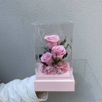 Cadeau de luxe fait main pour la Saint-Valentin, la fête des mères, Noël, la remise des diplômes, Thanksgiving, le Nouvel An, fleurs éternelles, roses préservées