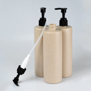 Biểu Tượng Tùy Chỉnh 30Ml 100Ml 250Ml 300Ml <span class=keywords><strong>400Ml</strong></span> 500Ml Phân Hủy Sinh Học Mỹ Phẩm Rơm Lúa Mì Nhựa Chai Dầu Gội Đầu Với Kem Dưỡng Da Bơm - Product Image 5