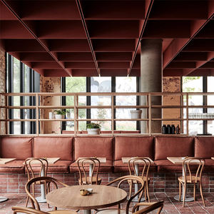 Mesa de comedor y sillas redondas de madera para restaurante, personalizadas, baratas, para cafetería - Product Image 4