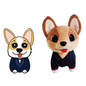 OEM yeni özelleştirmek sevgililer günü kuzu pug köpek peluş dolması hayvan bebek oyuncak gerçek bakmak isteğe özel peluş oyuncak corgi - Product Image 1