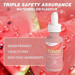 Gotas Bronceadoras de Marca Privada OEM, Gotas Autobronceadoras Naturales con Brillo Bronceado, Suplemento Vitamínico - Product Image 4