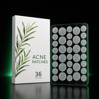 Plester Jerawat Hidrokoloid Korea Tak Terlihat Mighty Private Label Grosir 36 Lembar Dengan Minyak Tea Tree & Asam Salisilat