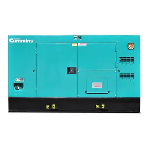 Denyo tipo 50kw generador eléctrico silencioso 62.5kva 60kva generador diesel con motor Cummins 4BTA3.9-G2