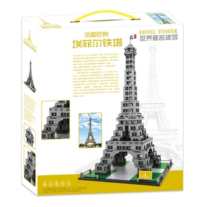 Tour <span class=keywords><strong>Eiffel</strong></span> blocs de construction 3D bricolage haute difficulté Puzzle mondialement célèbre Paris repère modèle assemblage jouet pour cadeau idéal - Product Image 3
