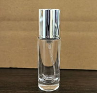 Botol Parfum Kaca Mini Premium Grosir Bentuk Kotak/Silinder 10ml 15ml, Botol Sampel Kosmetik dengan Tutup