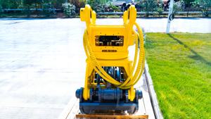 XUVOL Towable Log <b>Trailer</b> with Wheeled Hydraulic Grab Excavator 25 Ton Loading and Unloading Sugar Cane Wood Grapple - Product Image 5