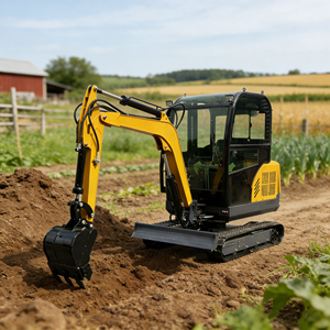 Crawler <strong>type</strong> mini <strong>excavator</strong> with strong power and low fuel consumption, optimized for earthwork excavation in mining operations - Product Image 5