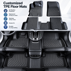 Tapis de voiture TPE inodores et imperméables, antidérapants, ensemble complet 4 pièces, écologiques, protection toutes saisons pour Cerato - Prix usine - Product Image 5