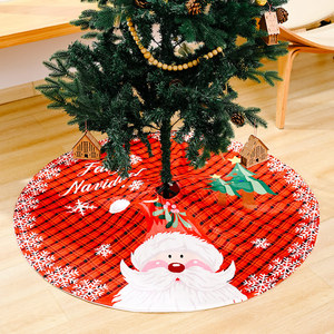 New Cartoon <b>Christmas</b> <b>Tree</b> Skirt Crafts <b>Tree</b> Surround <b>Base</b> Set Merry <b>Christmas</b> Decorations <b>for</b> Home Xmas Ornaments - Product Image 1