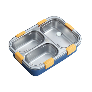 Bonne vente étanche Tiffin 3 compartiments plastique 304 acier inoxydable Thermos boîte à lunch récipient alimentaire - Product Image 2