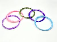 Corde de raquette de badminton violet et blanc de haute qualité Corde de badminton hautement élastique