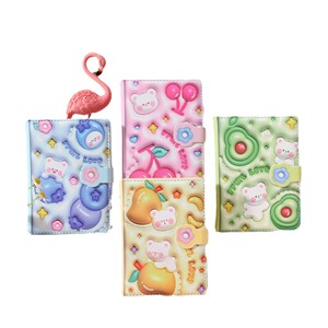 Wholesale 3D Foam Puffy Notebook A5 B5 Soft Rubber Cover Notebook Cute Girl <b>Diary</b> Notepad - Product Image 5