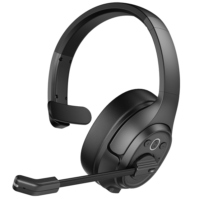 Customize EKSA H12E PC Headset Gamer USB ENC Noise Cancelling Headphones with Microphone On-Ear for Call Centre/Traffic/Computer