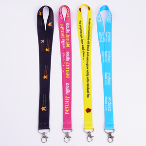 Custom Nylon Security ID Badges Lanyards with Retractable Matt Black Snap Bulk Used Card Holder Acrylic Chain Logo Customizable