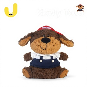 Peluche Dada Puppy Zhuoqus Slow Town, jouet en peluche, coussin avec rembourrage en polyester et coton PP - Cadeau d'anniversaire unisexe - Product Image 5