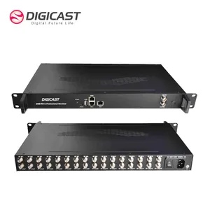 Rf To Ip Converter Professional 16 In 1 FTA DVB-S2 To IP Gateway Professional IRD RF To IP Converter