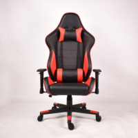 Chaises de jeu ergonomiques en cuir personnalisables pour ordinateur, réglables en hauteur, pivotantes et confortables, OEM