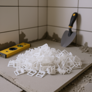 Système de nivellement de carreaux en céramique 1/8 pouce 700 pièces 3 mm, kit d'installation d'entretoises pour sol et mur D0100X324PT - Product Image 2