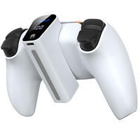 Batterie externe en plastique de 2000 mAh pour manette sans fil P5, chargeur de joystick rechargeable avec câble USB