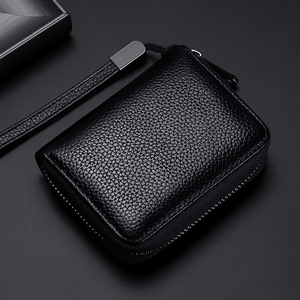 New Genuine Leather <b>Card</b> Holder Coin Purse Unisex Men's Multi-<b>Card</b> Slot Case Lady's <b>Card</b> <b>Wallet</b> Fashion Wholesale - Product Image 2