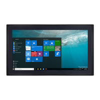 Panel PC Industrial de 15,6 pulgadas, 8GB RAM, 128GB/256GB SSD Intel N97 Monitor de pantalla táctil, computadora Industrial