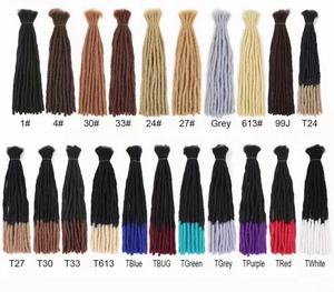 Extension de Locs Dreadlocks Afro Complètes Faites Main en Cheveux Humains Permanents pour Femmes/Hommes, Peut Être Teint, Décoloré, Frisé - Product Image 6