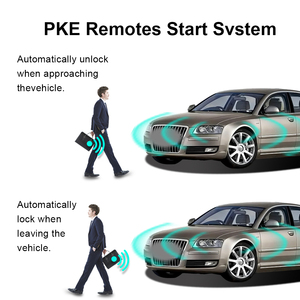 Ô tô cấp pke hệ thống báo động xe đẩy bắt đầu Hệ thống <span class=keywords><strong>Keyless</strong></span> nhập Kit cho Audi A4 A5 từ xa động cơ bắt đầu xe cụ thể - Product Image 4