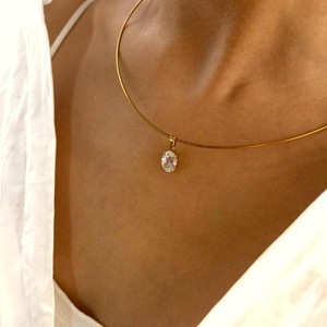 Collar de Línea de Pesca <span class=keywords><strong>Invisible</strong></span> Flash, Collar de Lujo Ligero de Acero Inoxidable Brillante con Colgante de Circonita Multi-Estilo, Regalos <span class=keywords><strong>para</strong></span> Mujer - Product Image 4
