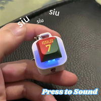 Porte-clés Meme Ronaldo Populaire 2026, Jouet de Farce Sonore SIU, Porte-clés Bouton Anti-stress SIU, Gadget Nouveauté pour Farces