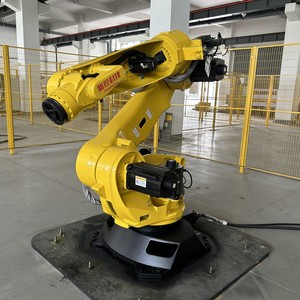 Bras robotisé 6 axes contrôlé par PLC, motorisé par servomoteur, boîte de vitesses, charge utile de 155 kg, portée de 3200 mm, IP65, haute précision <span class=keywords><strong>0</strong></span>,1 mm pour charges lourdes - Product Image 2