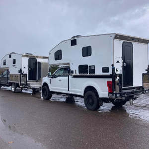 Meilleures ventes : Remorques de camping 8 pieds, compatibles pick-up, petites, légères, <span class=keywords><strong>4</strong></span> <span class=keywords><strong>saisons</strong></span>, 4x4, pour famille, à monter sur pick-up, avec toit rigide, type <span class=keywords><strong>caravane</strong></span> - Product Image 1