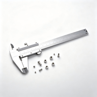 Pied à coulisse industriel OEM portable avec molette de réglage de précision, outil de mesure 200 mm pour ateliers et laboratoires, inspection mécanique