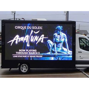 Di chuyển quảng cáo di động kỹ thuật số dấu hiệu đầy đủ màu sắc 4 mét SMD IP65 video Tường Xe tải Màn hình LED cho ngoài trời Movie - Product Image 6