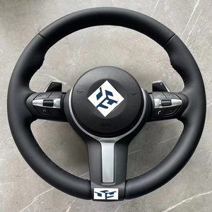 Volante Deportivo <span class=keywords><strong>M</strong></span> Sport con Calefacción, LED y Alcántara, Compatible con <span class=keywords><strong>BMW</strong></span> M3 M4 M5 M6 X3 X4 X5 X6 X7 <span class=keywords><strong>X8</strong></span> G01 G12 G20 G30 G80 G82 330i M340i - Product Image 4