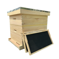 Boîte de ruche Dadant à 10 cadres, profonde, Super 9-5/8\", Select, non assemblée