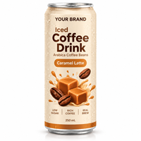 Private Label Espresso Iced Coffee Latte Energie Functionele Cafeïne Taurine Geblikte Drank OEM ODM Leverancier