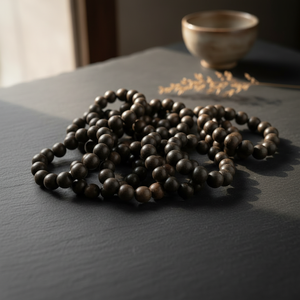 Genuine Black Agarwood <b>Bead</b> <b>Bracelet</b> Natural Oud Wood Prayer <b>Bracelet</b> 8mm 10mm 12mm 15mm 18mm Men Women Meditation Jewelry - Product Image 1