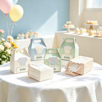 Boîtes à friandises personnalisées en forme de chapeau de paille pour emballage de snacks, cadeaux de mariage, bonbons, desserts, gâteaux d'anniversaire, faveurs de fête pour enfants, avec gaufrage