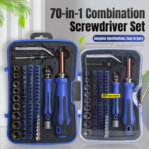 70 In 1 Combination <b>Screwdriver</b> <b>Set</b> S2 Alloy Steel <b>Precision</b> Repair Tool For Mobile Phones - Product Image 1